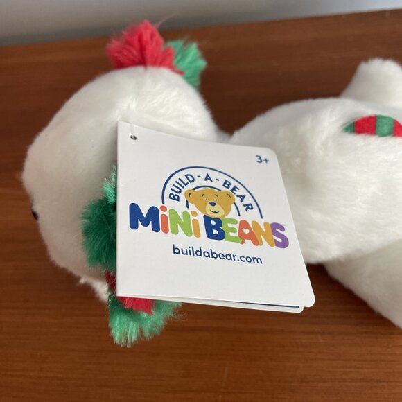 Build-A-Bear Mini Beans Festive Fun Axolotl Plush - Picture 6 of 8